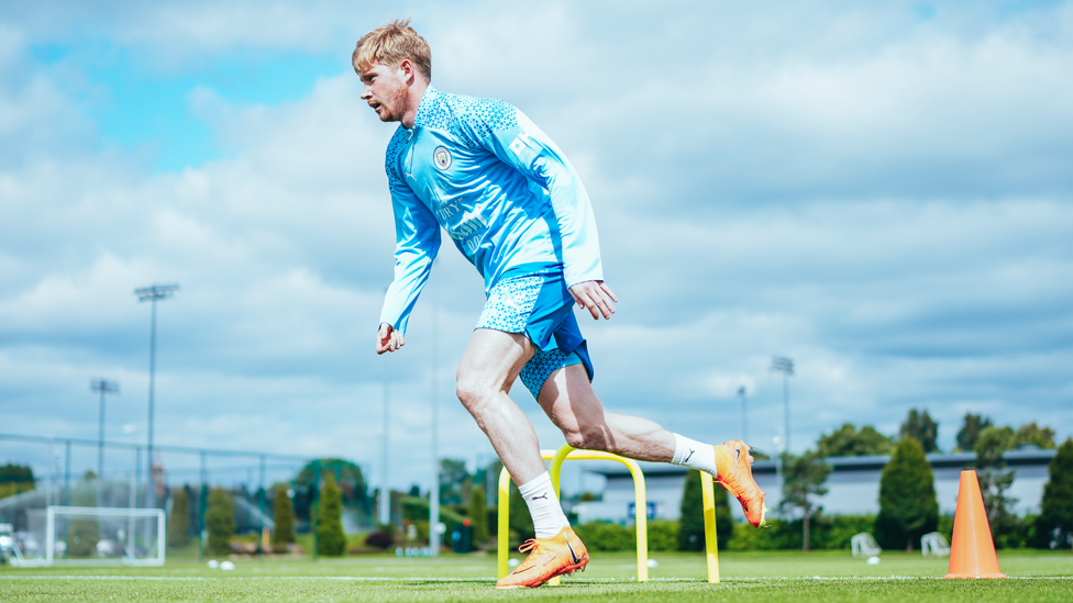 Go, Kev! : Nearing full fitness? Let's hope so!