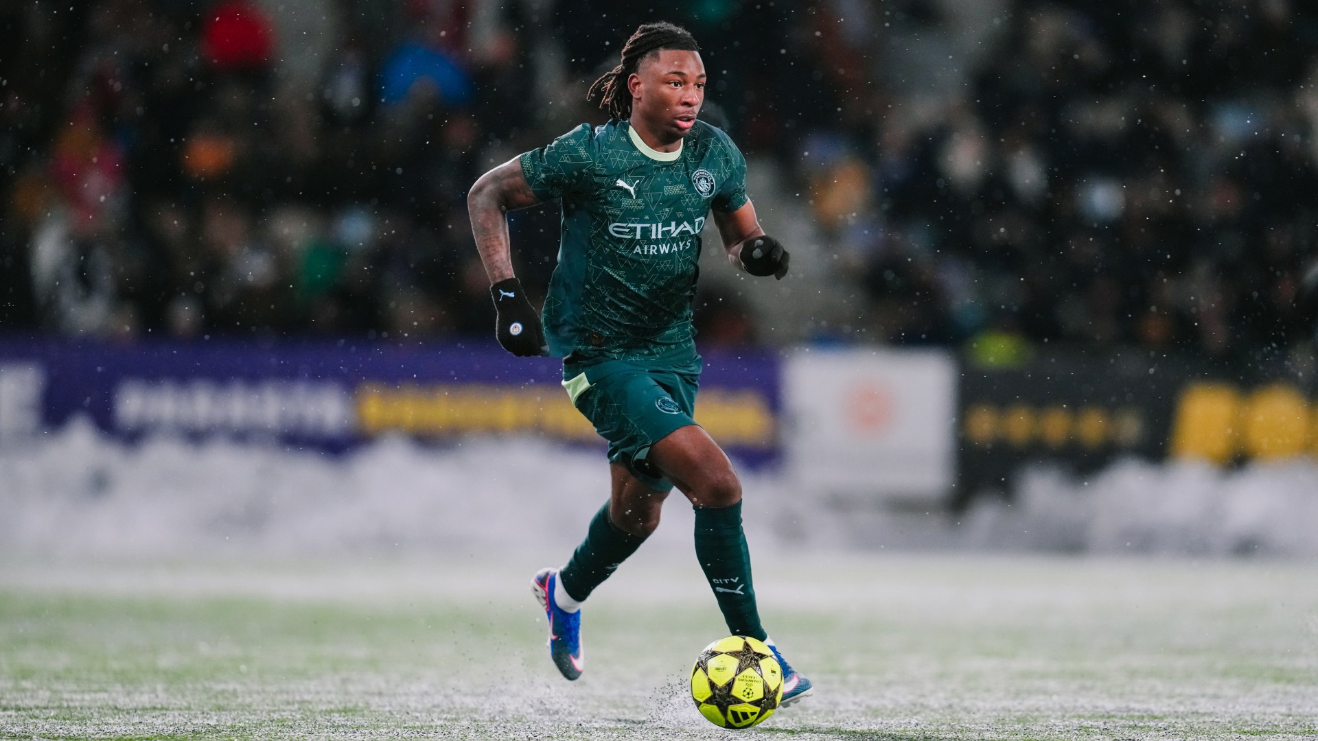 DARING RUN : Brooklyn Nfonkeu on the ball.