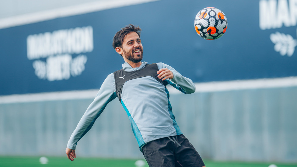 SILVA SALVO: Bernardo in the thick of the action... as per usual!