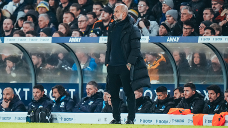 THE BOSS: On the touchline.