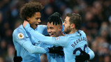 FAB GAB: Leroy Sane and Bernardo Silva are the first to salute Gabriel Jesus