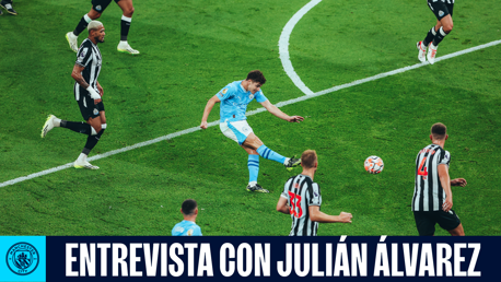 Julián Álvarez: "Sigo siendo el mismo que la temporada pasada, pero tengo más tranquilidad”