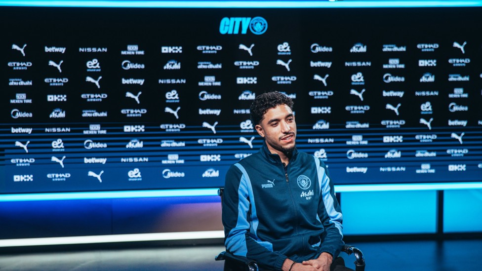 Ready when you are... : Omar awaits his City Studios chat