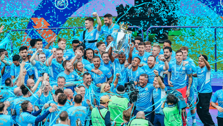 4 IN 5: For the fourth time in five seasons, City lift the PL trophy!