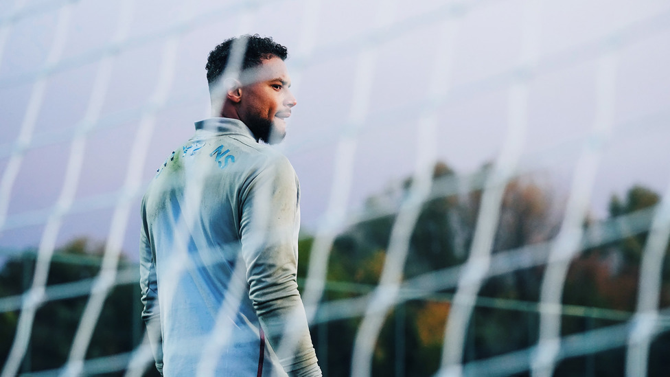 KEEPING THE FAITH: Zack Steffen sizes up the latest task