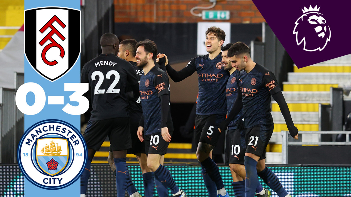 Fulham 0-3 City: resumen breve
