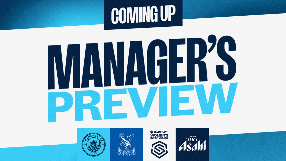 Coming soon: Nick Cushing’s City v Crystal Palace press conference