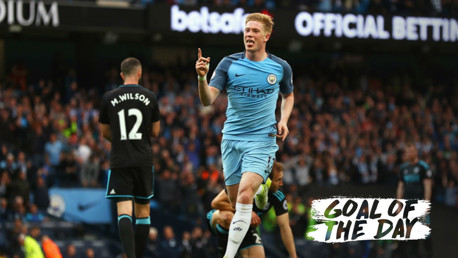 Goal of the Day: De Bruyne v West Brom 2017