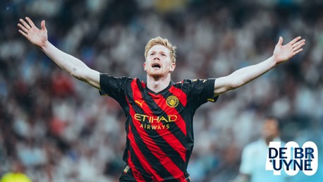 Watch: Kevin De Bruyne reaches 400 City appearances