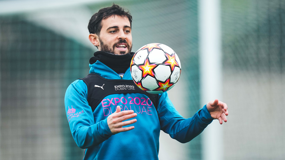 SOLID SILVA: Bernardo gets in the groove ahead of Wednesday's huge Champions League assignment