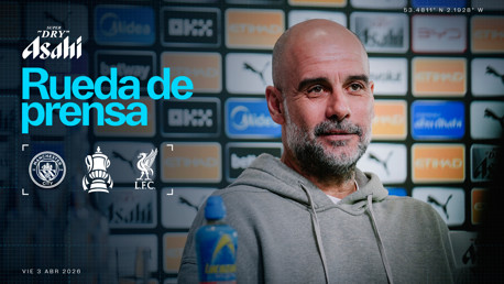 Pep Guardiola: en directo
