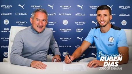 Rúben Dias, nuevo jugador del City