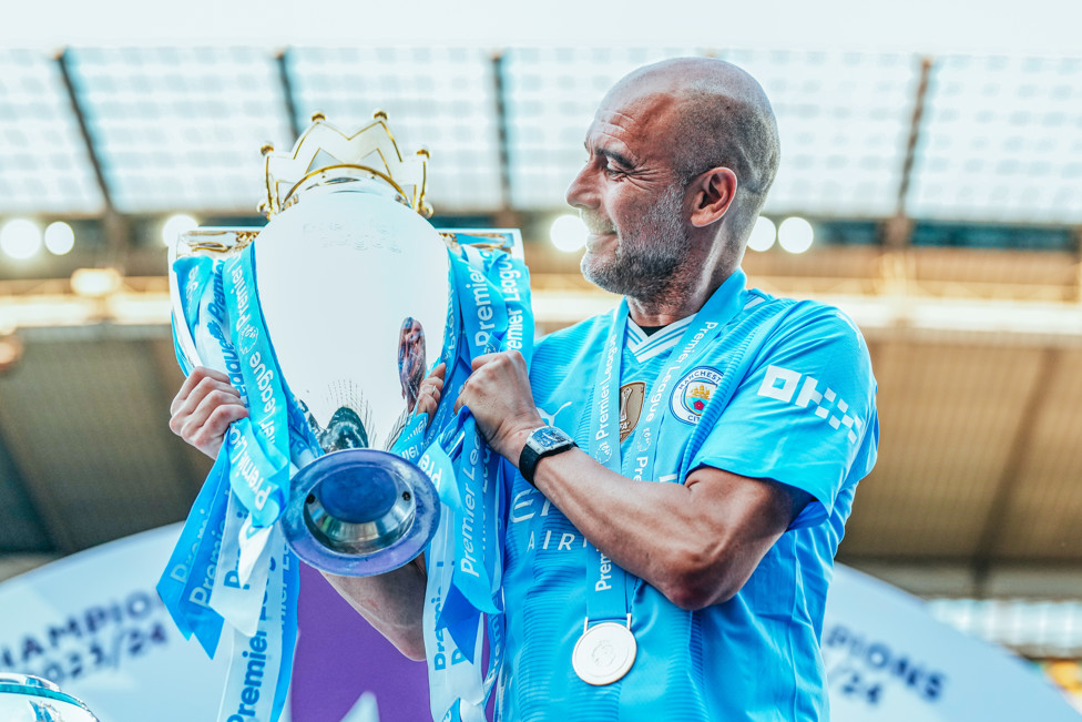Pep já venceu seis Premier Leagues com o City.