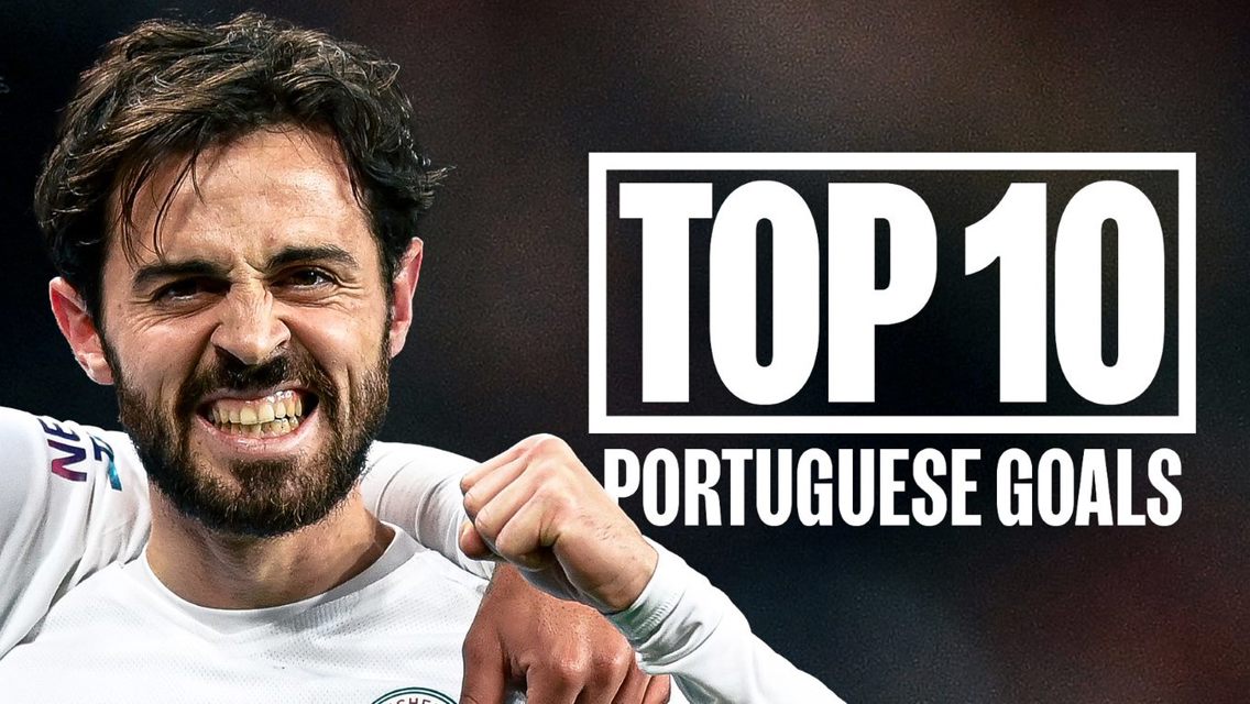 Top 10 gols anotados por portugueses do City