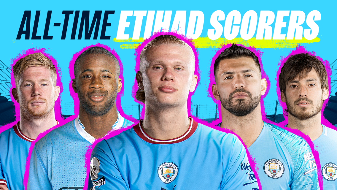 Where Haaland sits in all-time Etihad Stadium goalscorers list
