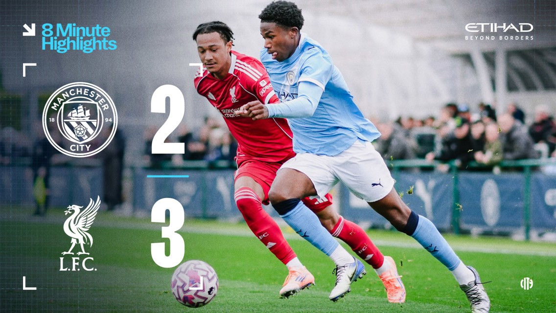 8-minute highlights: City U18s 2-3 Liverpool 