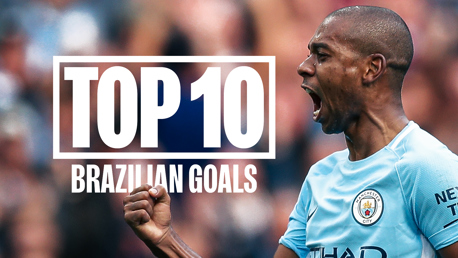 World Cup Top 10:  Goals scored by Brazilian City players