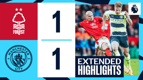 Nottingham Forest 1-1 City: resumen amplio