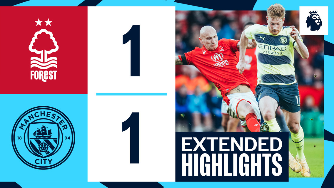 Nottingham Forest 1-1 City: resumen amplio