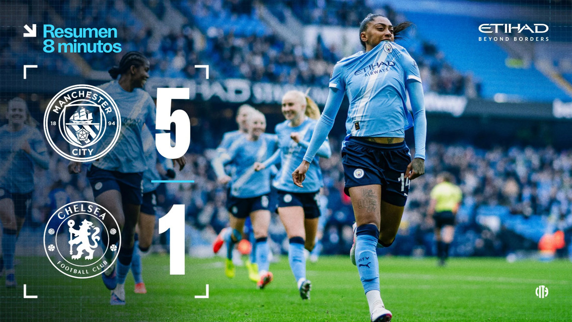 City 5-1 Chelsea: resumen extendido