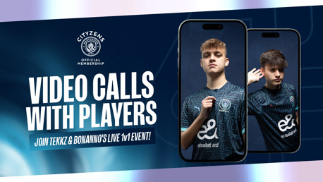 Members and Season Ticket Members can join a video call with Esports players!