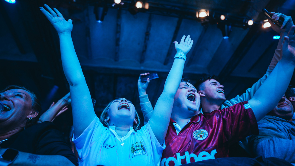 UNBRIDLED JOY : City fans in classic kits get involved