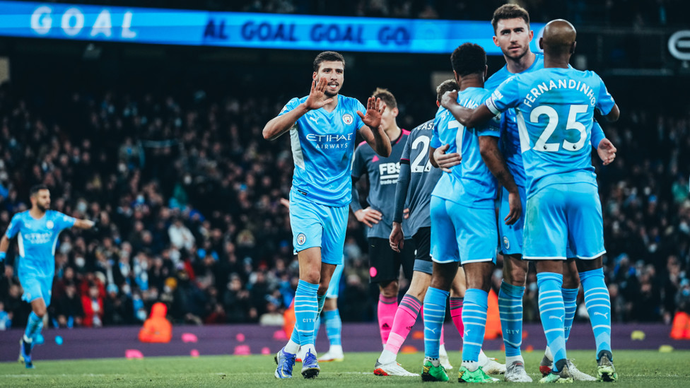 SIX OF THE BEST : Sterling adds a sixth late on.