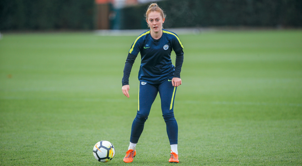 CENTRE OF ATTENTION : Keira Walsh is a study in concentration