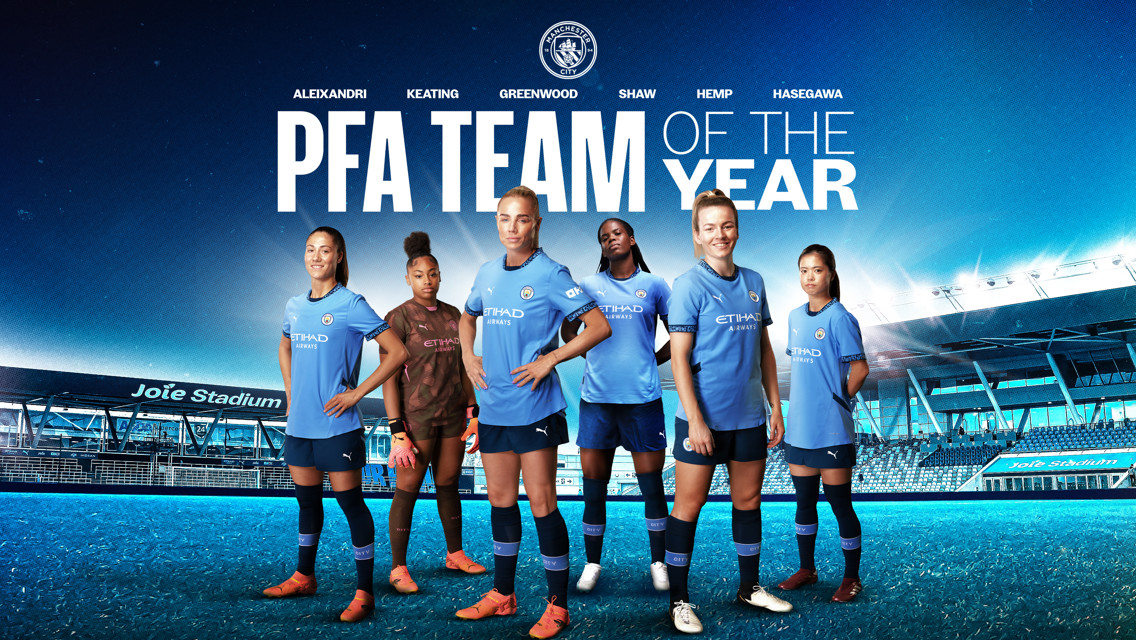 Enam Bintang City masuk Tim Terbaik Wanita PFA Tahun Ini