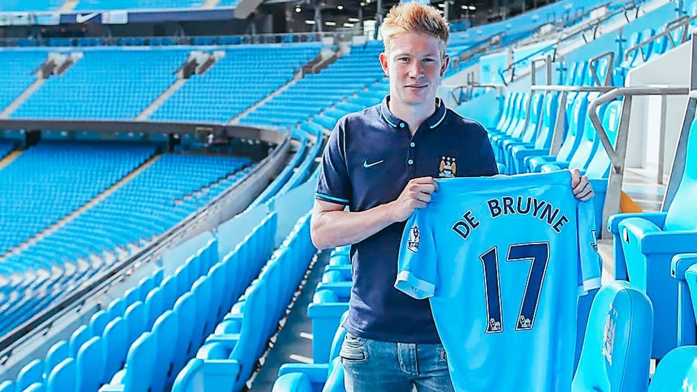 JOURNEY BEGINS : Kevin De Bruyne joins City in 2015