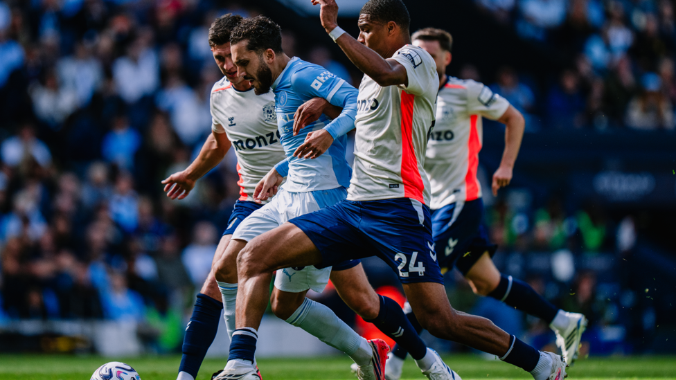 MIDFIELD MAESTRO : Cherki hunts a second goal.