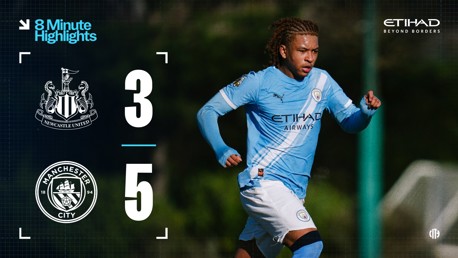 8-minute highlights: Newcastle 3-5 City U18s