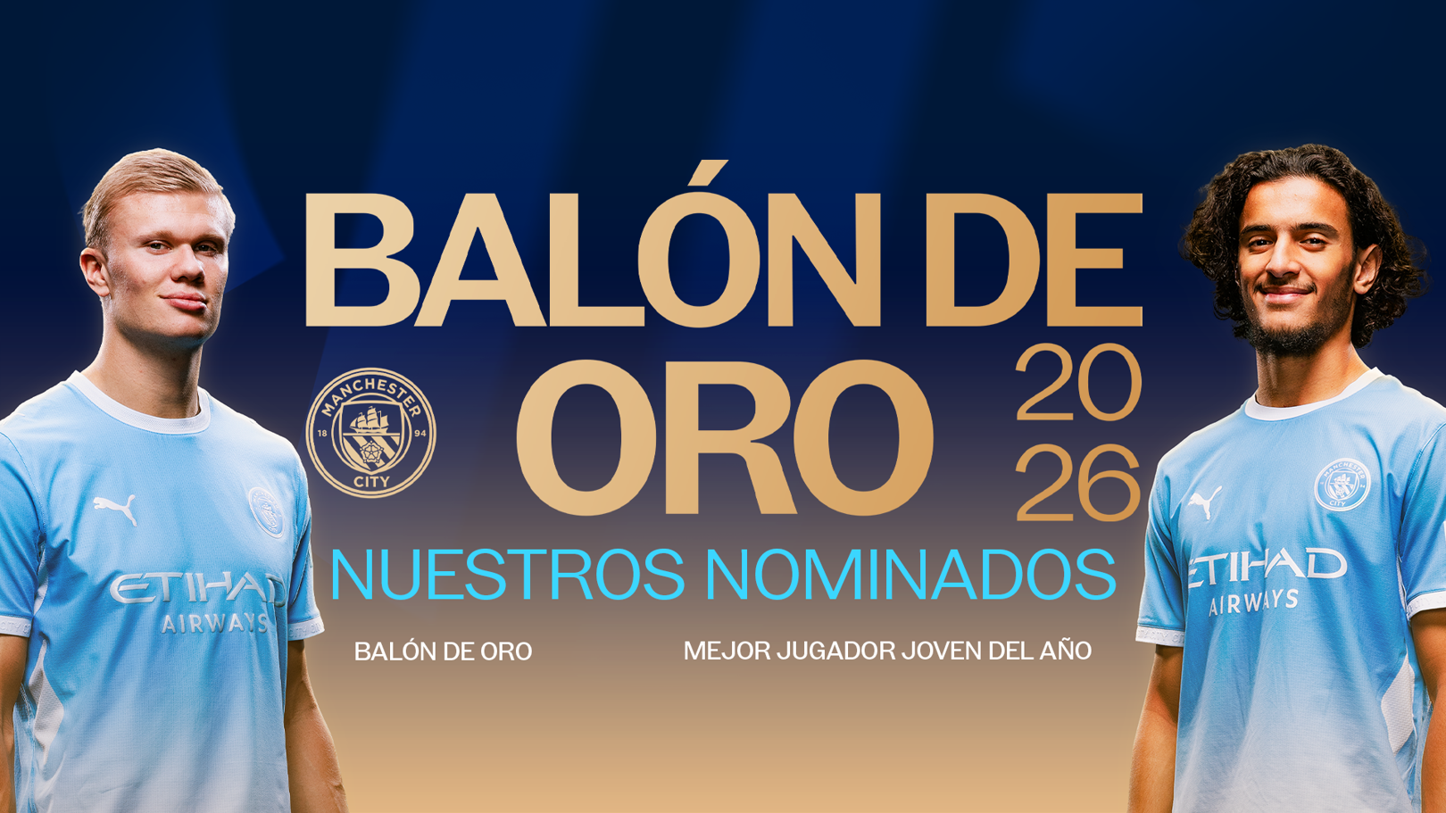 Haaland y Bouaddi, nominados al Balón de Oro