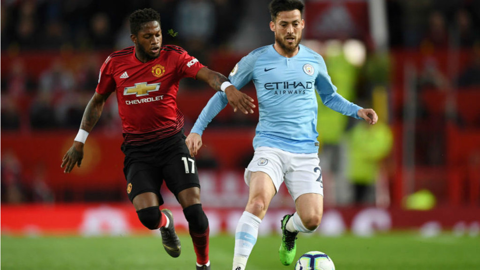 CLASS ACT : David Silva looks to put City on the front-foot