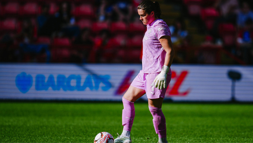 Starting between the sticks : Eartha Cumings kept a clean sheet on her first start of the season