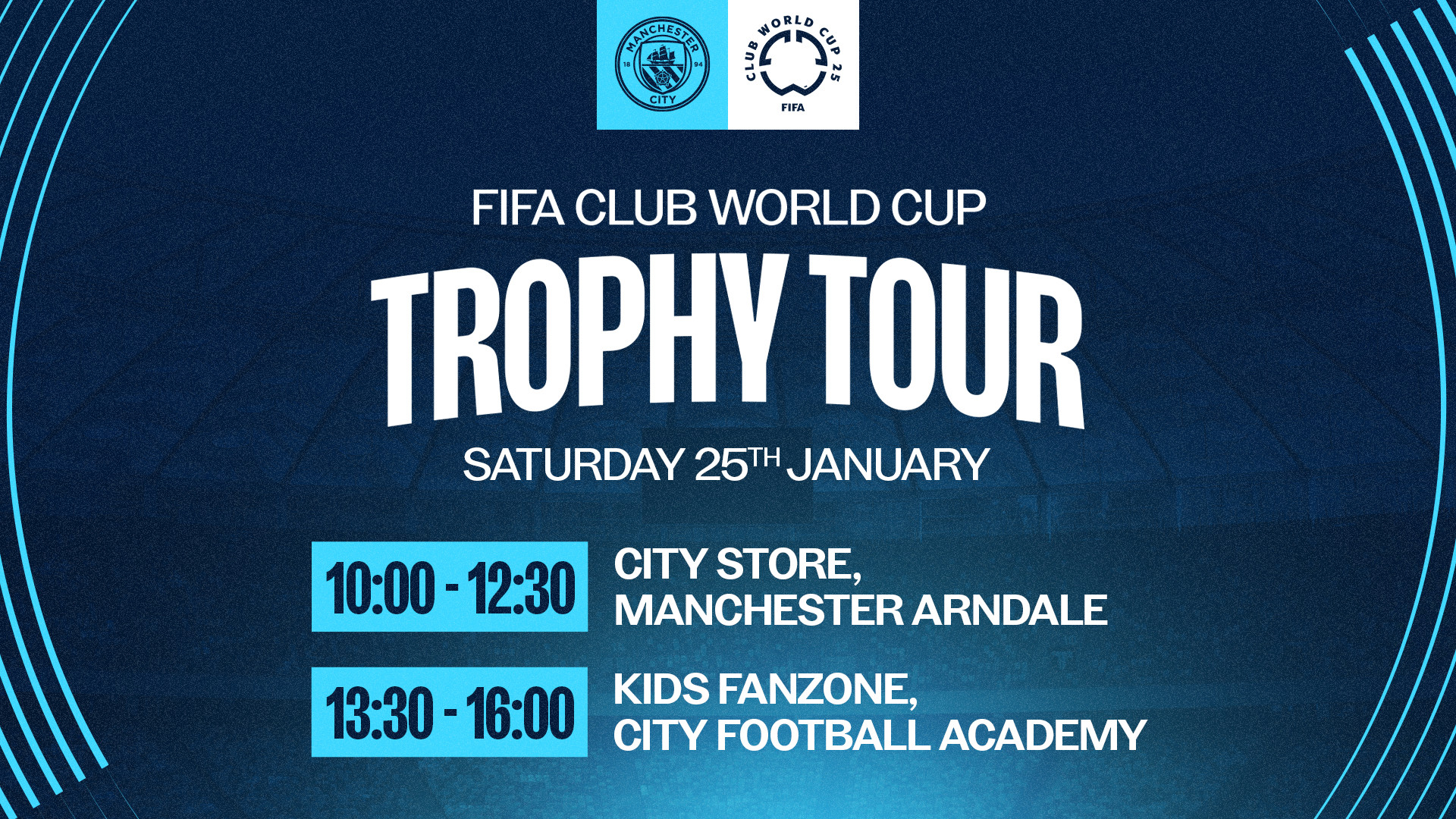 The brand-new FIFA Club World Cup 2025 Trophy will be visiting our City ...
