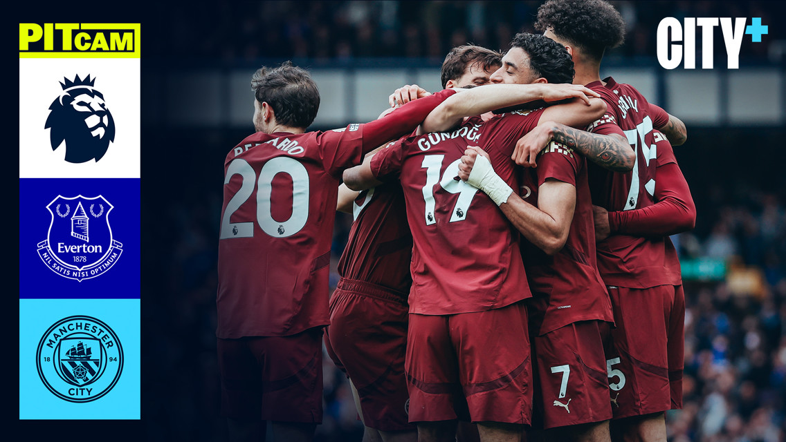 Pitcam: Everton 0-2 City