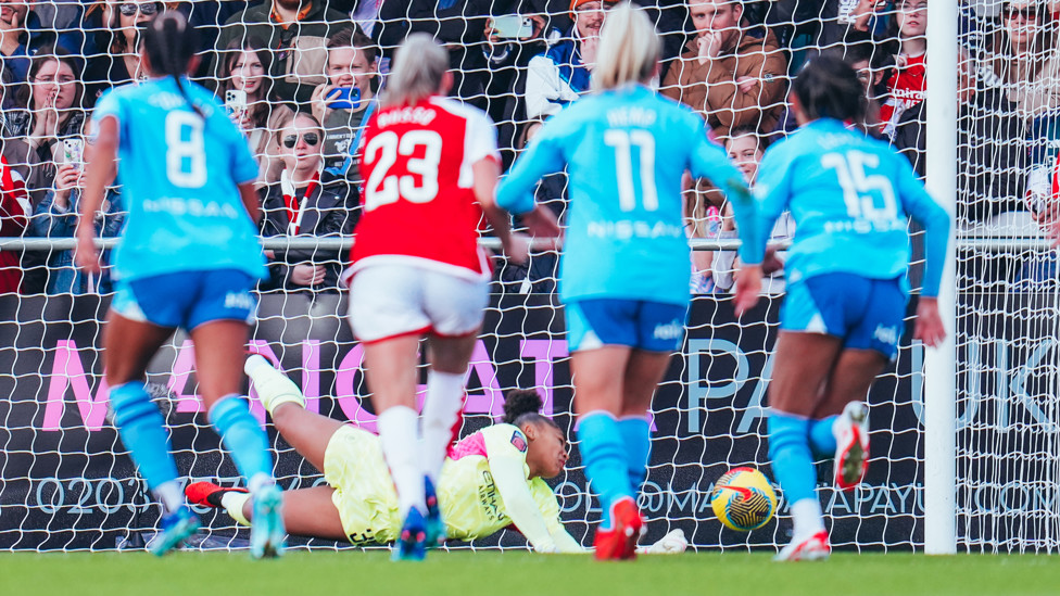 STEPPING UP : The 2023/24 term represented Keating’s break-through campaign and she saved a penalty against Arsenal in a trip to the capital in November 2023.