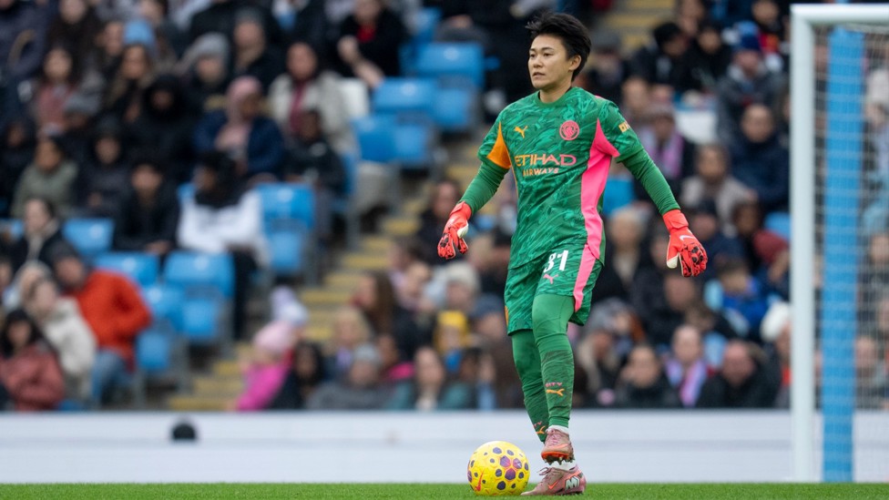SAFE HANDS: Ayaka Yamashita records another clean sheet