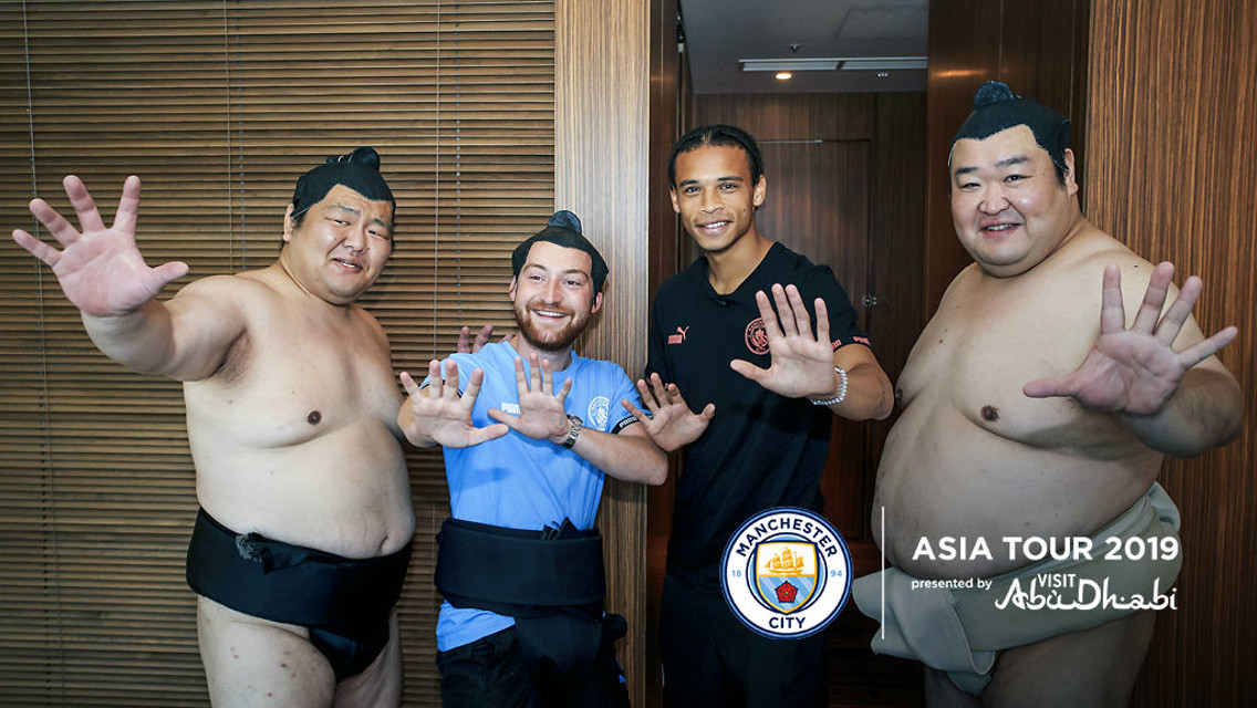 SUMO TIME: Leroy decided to prank our kitman out in Japan!