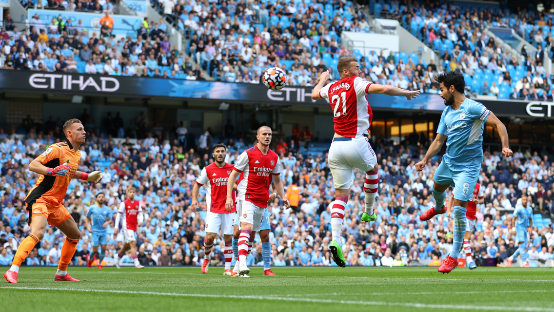 Gundogan privileged to lead City's victory over Arsenal
