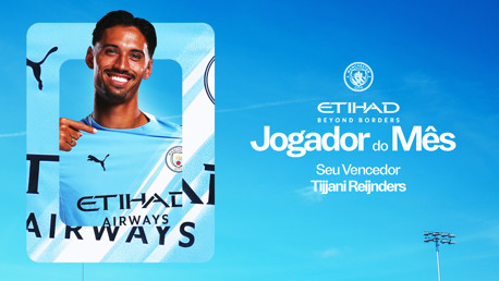 Reijnders eleito Jogador do Mês da Etihad em agosto