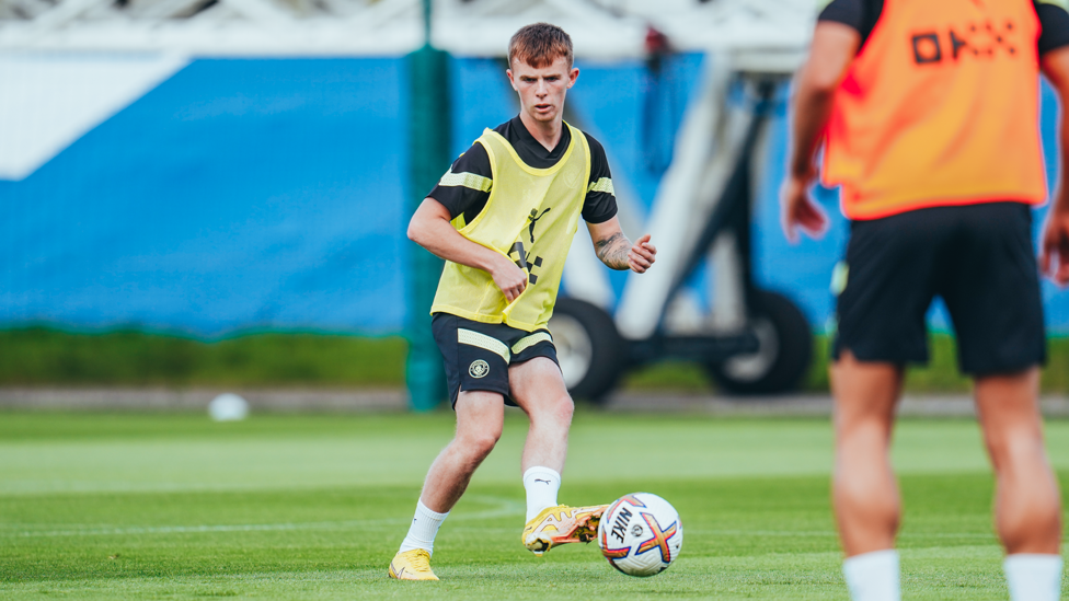 STEPPING UP : EDS winger Liam Smith gets stuck in