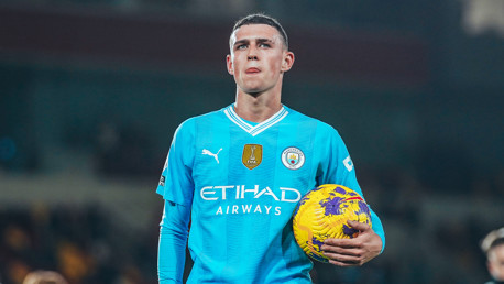 HAT-TRICK HERO: What a night for Foden.