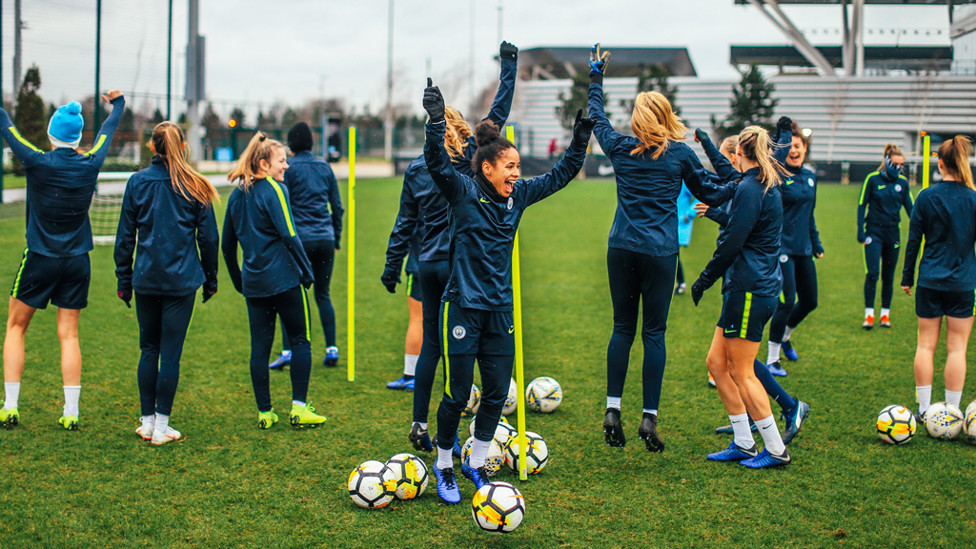 VICTORY IS OURS : Celebrating an enjoyed win!
