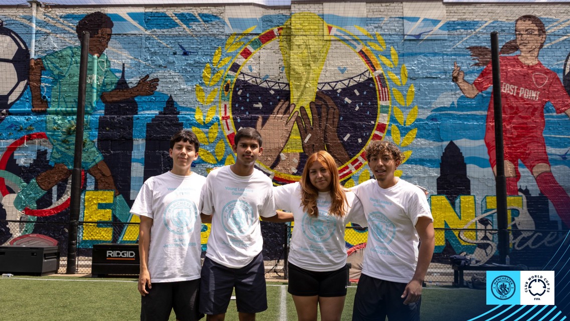 Young Leaders Take Part in Football-Based Health Sessions