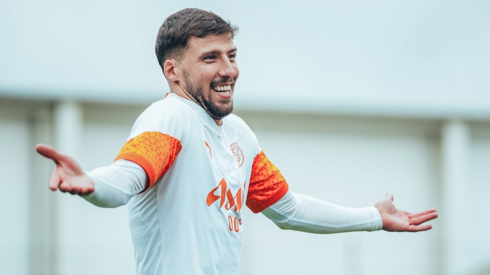 EASY DOES IT : Ruben Dias is ready