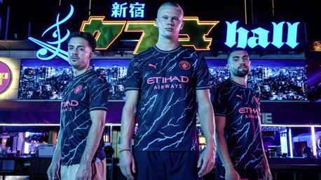 ซิตี้และพูม่าเปิดตัวชุดแข่งที่ 3 ในโตเกียว