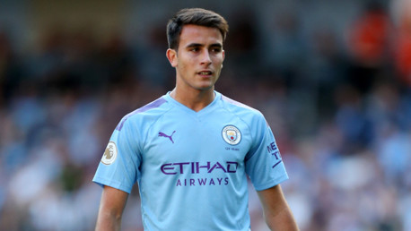 EAGLE-EYED ERIC: The youngster spotted a crucial tactical note in the pre-match warm-up