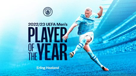 Haaland nommé joueur UEFA de l’année 